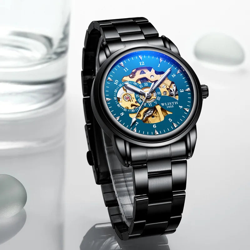 Man Watch Original Watch Machinery Men 's Watches Luxury Hollowing Watches For Men Waterproof Automatic Watch Mens Gifts