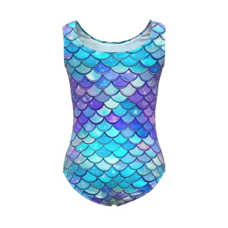 Girls Gymnastics Ballet Leotards Toddler Colorful SleevelessTank Dance Leotard Kids Dancewear Activewear