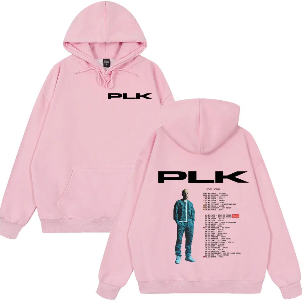 Rapper PLK Tour 2026 Hoodies Men Women Clothing Fashion Hip Hop Style Sweatshirts Casual Loose Long Sleeve Pullovers Streetwear