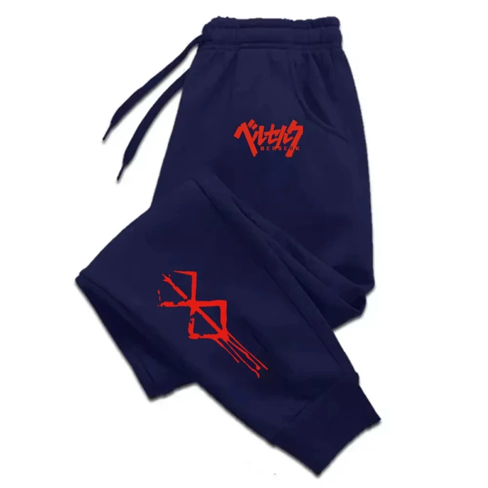Men's Tracksuit Pants Jogger Track Sweatpants Spring Autumn Fleece Pants Men Clothing Gym Sports  Loose Winter Trousers WK026