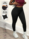 Super Soft Leggings for Women - High Elasticity Tights for Yoga Running Workout Casual Wear