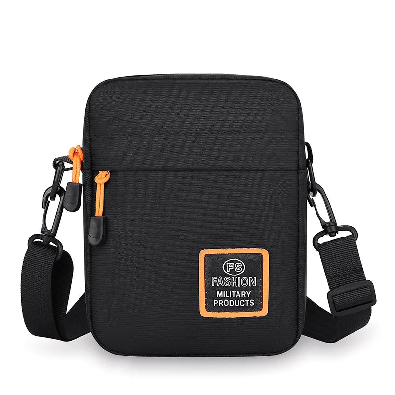 Men's Business Shoulder Bag Casual Man's Messenger Bag Durable Male Handbag Waterproof Oxford Cloth Bag Mini Mobile Phone Bags