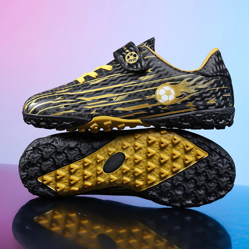 New Kids Professional Soccer Shoes TF Indoor Men Football Field Boots Original Football Shoes Society Cleats Grass Training Fast