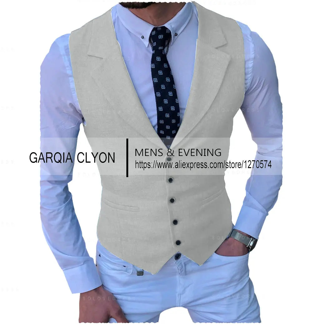 Men's Suits Vest New Arrival Classic Single Breasted Casual  Business Formal Suits Waistcoat For Jacket Groomsmen For Wedding