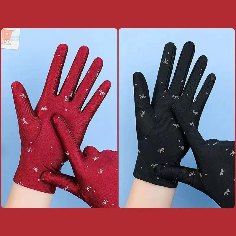 Summer Gloves for Women: Breathable Driving Mitten, Sunscreen Protection, for Girls.