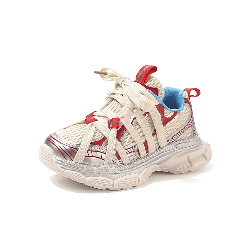 Children's Basketball Shoes Mesh Breathable Kids Sneakers for Girls Spring Autumn Boys Fashion Chunky Sneakers School Versatile