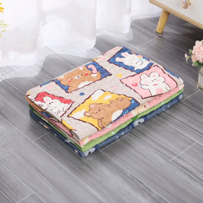Soft Comfort All Season Pet Sleeping Mat Indoor Rest Cushion Bed for Dog Cat Puppy Kitten Small Daily Use
