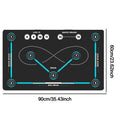 Hockey Training Mat Indoor Outdoor Quiet Non-Slip Large Stickhandling Pad Training Equipment For Adults Kids Soccer Lovers