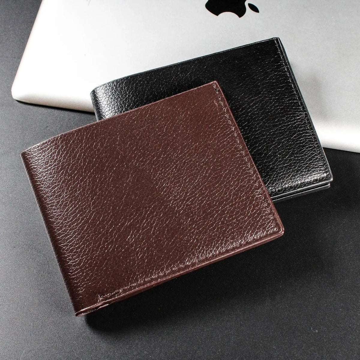 Men Short Soft Pu Leather Wallets Vintage Thin Male Credit Card Holder Black Small Money Purses Large Capacity Card Holder Bag