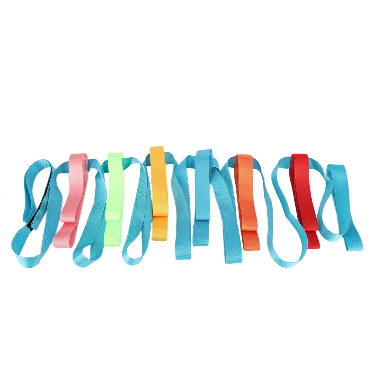 Kids Safety Line Rope Kids Walking Rope Anti‑Lost Colorful Handles Children Safety Line Rope for Preschool Daycare