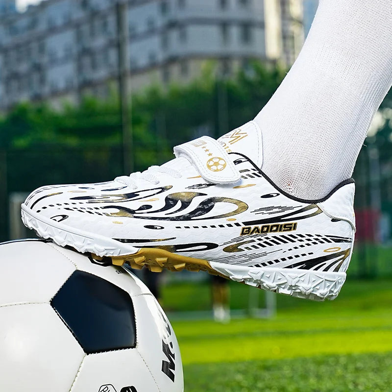Kids Soccer Cleats Boys Girls Training Football Cleats Youth Soccer Shoes for Little/Big Professional Athletic Outdoor Football