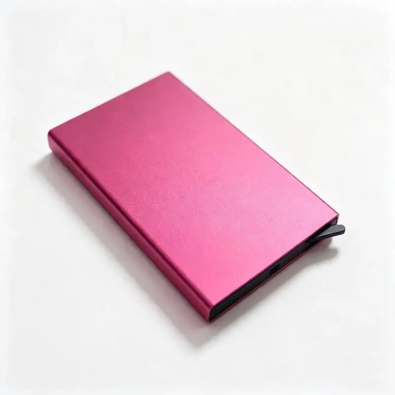 Smart Wallet Card Holder Metal Thin Slim Men Women Wallets Up Minimalist Wallet Small Black Purse Walets For Men