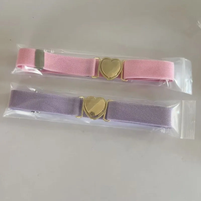 Children's Belt Girls Decoration with Skirt, Elastic Band Adjustable Elastic Youth Belt