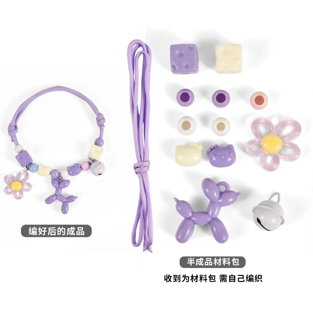 Pet Accessories Cute Balloon Dog Flower Collar Cat Dog Necklace Adjustable Fashion Pet Photo Props Decorative Pet Neckwear