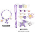 Pet Accessories Cute Balloon Dog Flower Collar Cat Dog Necklace Adjustable Fashion Pet Photo Props Decorative Pet Neckwear
