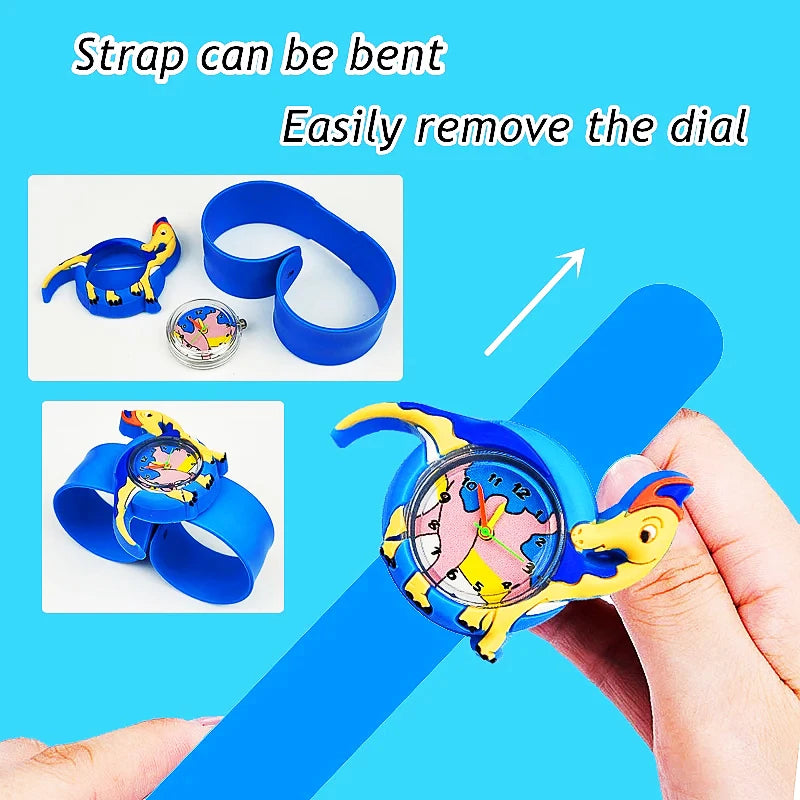 Cartoon Dinosaur Children Toys Watches for Boys Girls Birthday Gift Kids Digital Electronic Watch Baby Kindergarten Party Gift
