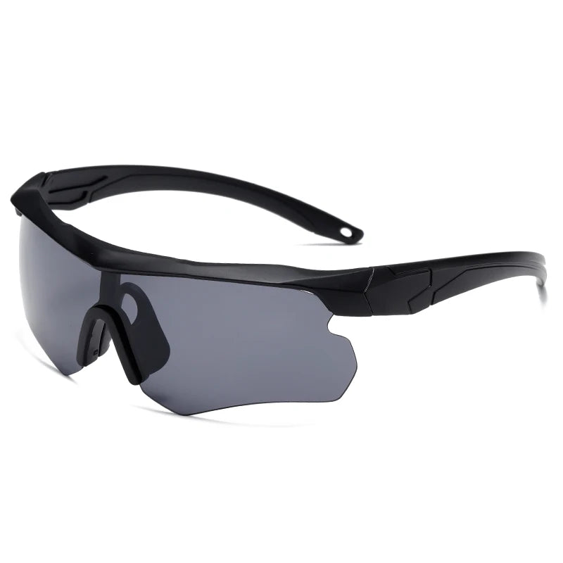 Sports Sunglasses for Men 5 Interchangeable Lenses UV400 Sun Glasses with Case for Outdoor Cycling Fishing