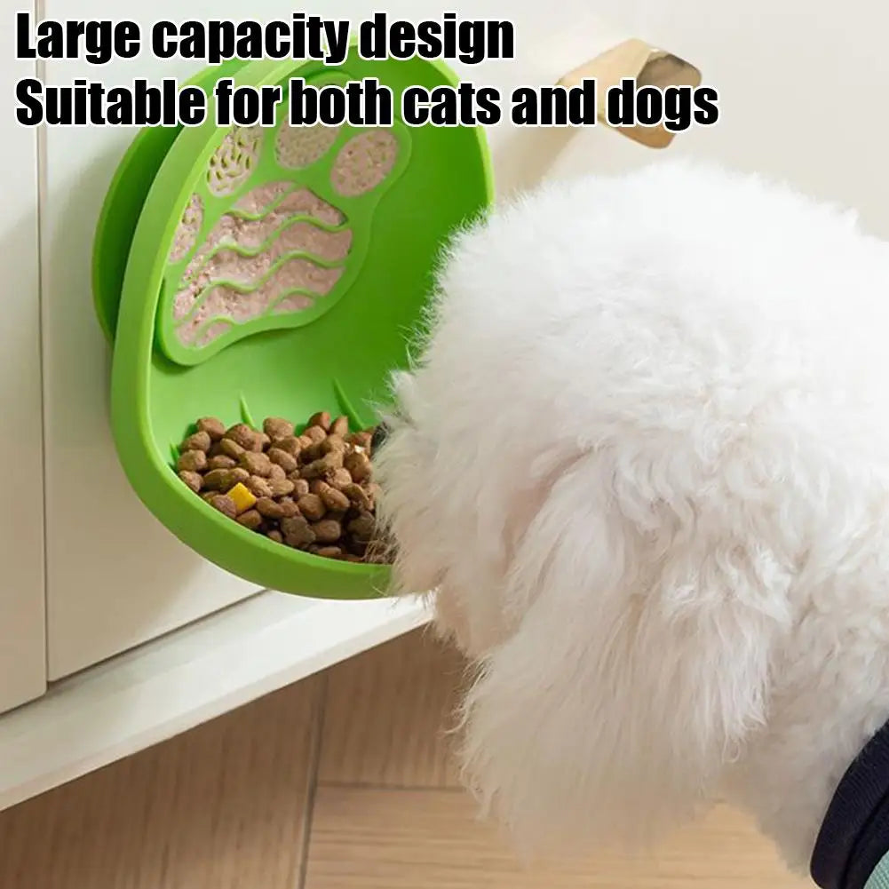 Dog Pet Lick Mat with Suction Cup, Slow Feeder Bowl for Dogs & Cats, Silicone Feeding Mat Plate for Wet & Dry Food, Pet Supplies