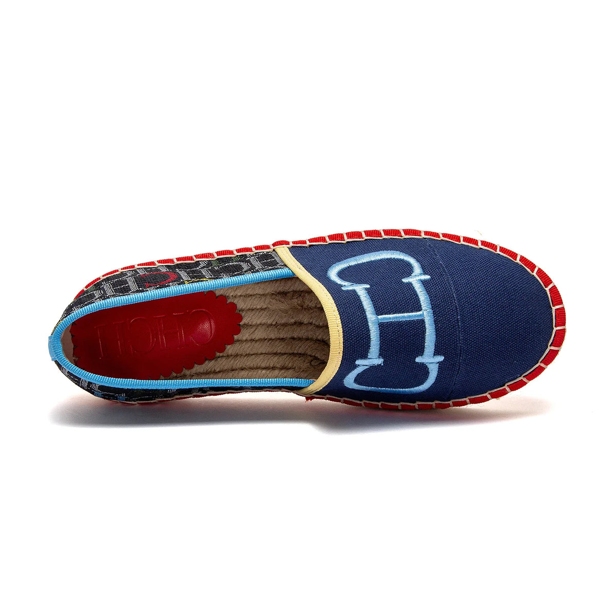 C-H Loafers Woman's Flat Shoes New Fashionable Splicing Women's Beach Shoes Anti slip Mommy Shoes