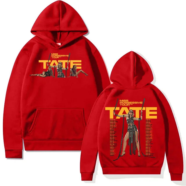 Tate McRae Miss Possessive Tour 2025 Hoodie Men Women Clothes Fashion New Sweatshirts Oversized Pullover Trendy Y2K Casual Hoody