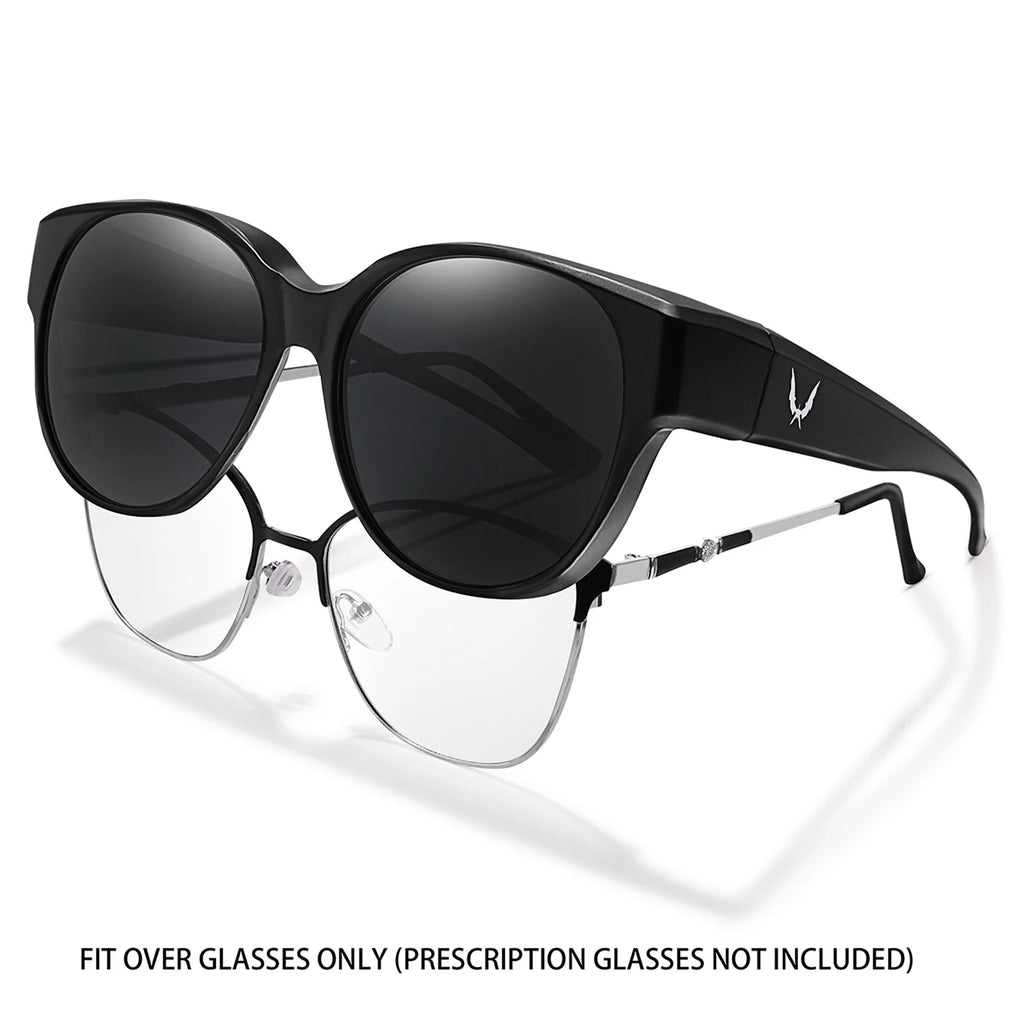 Men and Women's Fashion Round Over Sunglasses Daily Wear Cycling Shopping Fishing Running Glasses Unisex UV400 Eyewear