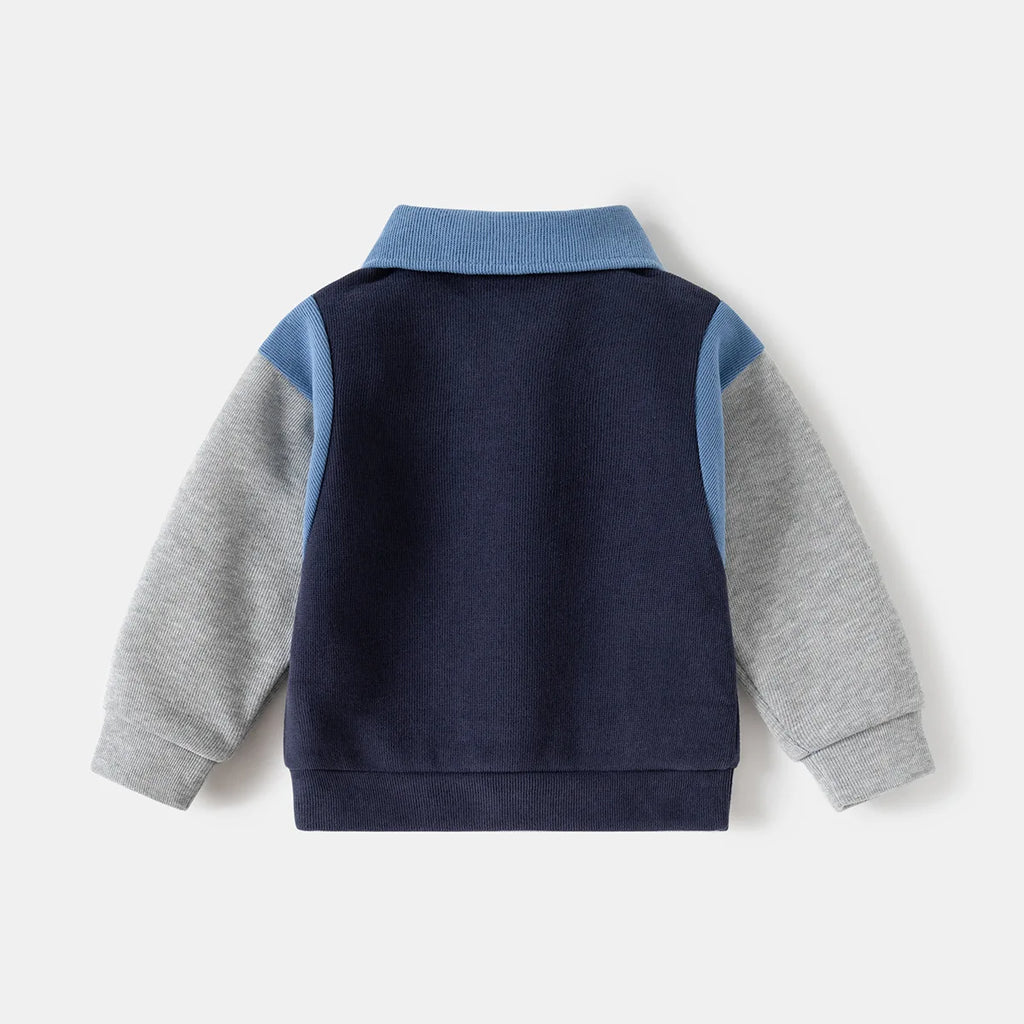 Toddler Boys Polo Sweatshirts Kids Tops Long Sleeve Tops Children's Clothes
