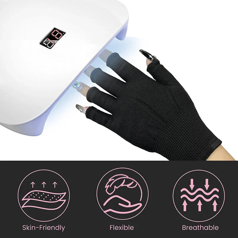 1 Pair Men's and Women's Multifunctional Half Finger Gloves Wear Resistant Knitted Wrist Protection Gloves