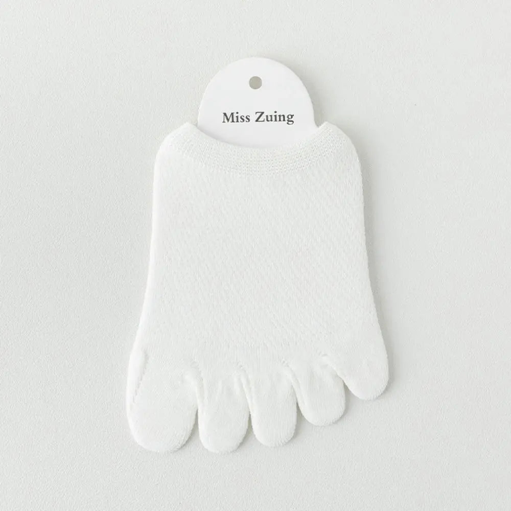 Anti-slip Five Finger Socks Kids Cotton Mesh Breathable Children Accessories Sport Split Toe Hosiery