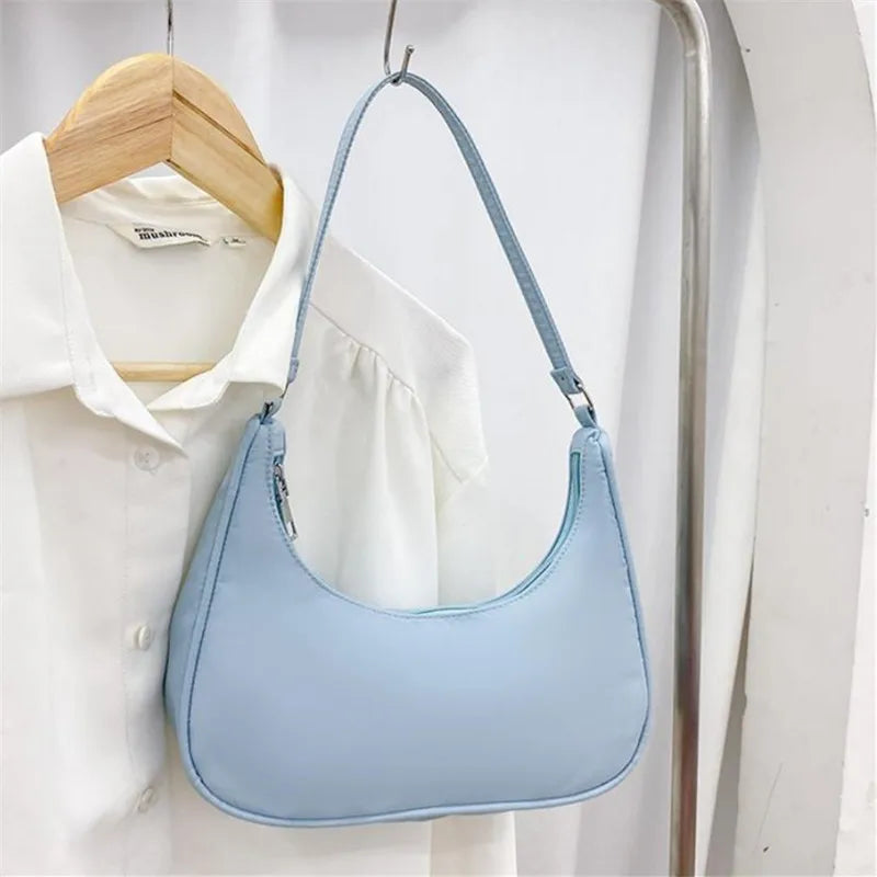 Fashionable Shoulder Underarm Bag Light Small Solid Color Satchel Stylish Women Tote Bag, Suitable for Daily Work Outdoor Party