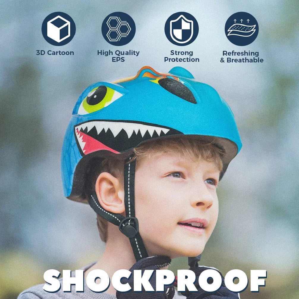 Kids Bicycle Helmet Child Sports Safety Cycling Protection Knee Elbow Pad Sets Balance Bike Roller Skating Helmet Guard