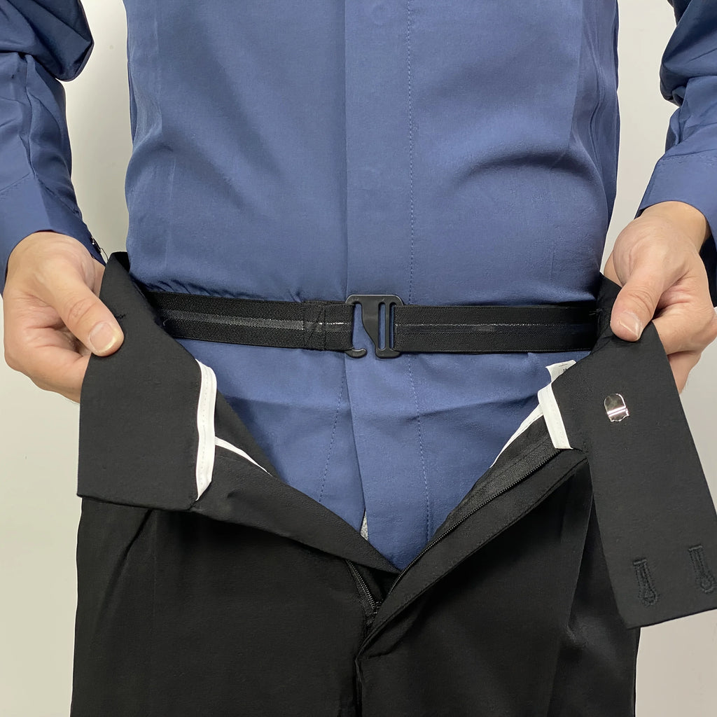 Men'S Knit Fabric Shirt Stays, Adjustable Elastic Non-Slip Polyester Belts for Formal Shirts, Ideal for Weddings,Groomsmen Gifts
