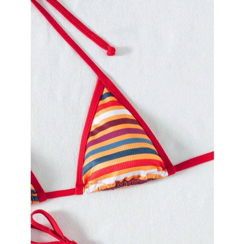 2026 Sexy 3Pcs Bikinis Set Female Swimsuit Women Three-Piece Swimwear Beach Swim Wear Bathing Suits Brazilian Bikini Pool Bather