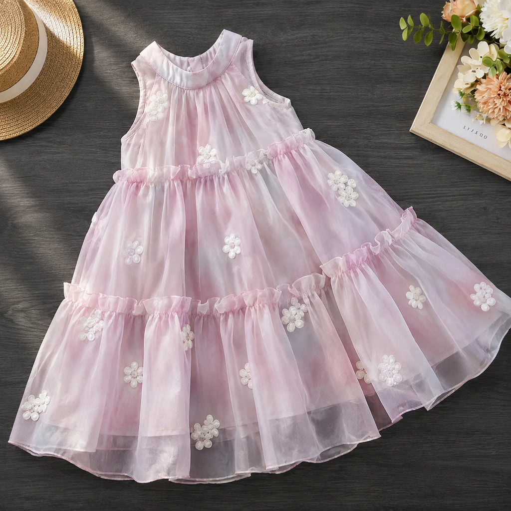 Baby Kids Cotton Dresses for Girls Outfits Teens School Dress Summer Sleeveless Children Princess Costumes 5 7 9 10 11 13 Years