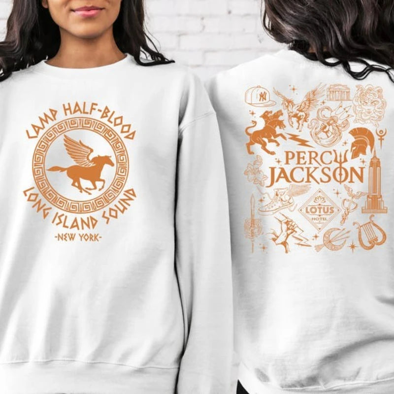 Unisex Camp Halfblood Sweatshirt Camp Half Blood Hoodie Camp Half Blood Chronicles Branches Sweater Percy Jackson Sweatshirt
