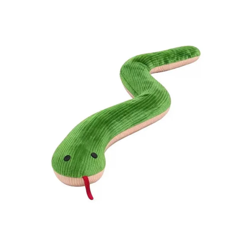 Snake Pet Toy Interactive Play Toy Kitten Kick Teaser Toy Bite Resistant Entertainment Toy For Indoor Cats Small Dogs Pet Supply