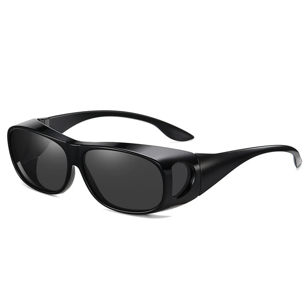 Sunglasses Fit Over Glasses for Men Women, Wrap-Around Glasses UV400 Protection for Driving and Outdoor