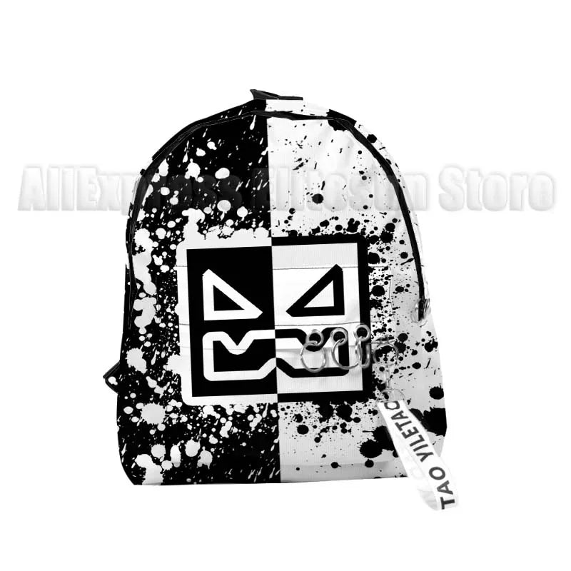 Kids Angry Geometry Dash 3D Print Backpacks for Girls Boys Cartoon Anime Bookbags Students School Bags Children Knapsacks Gifts