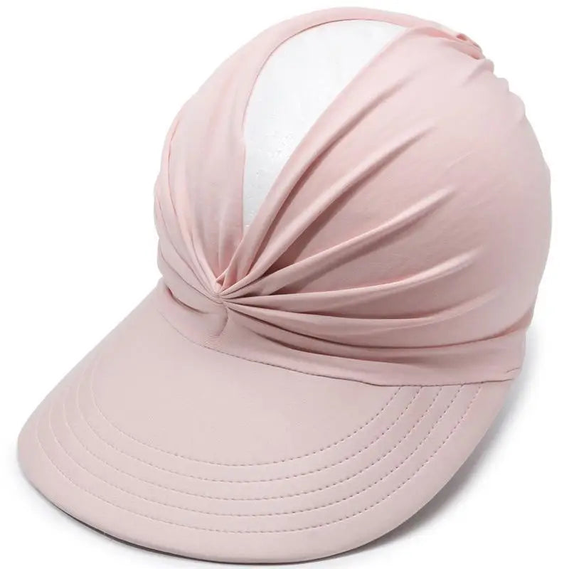 Beach Sun Hat For Women Spring/Summer With A Hollow Top Sun Protection Hat For Ladies Outdoor Sports Hat