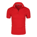 New Solid Color Polo Shirt Men's Short Sleeve Button Tshirts Lapel Lightweight Streetwear Sport Casual Tops