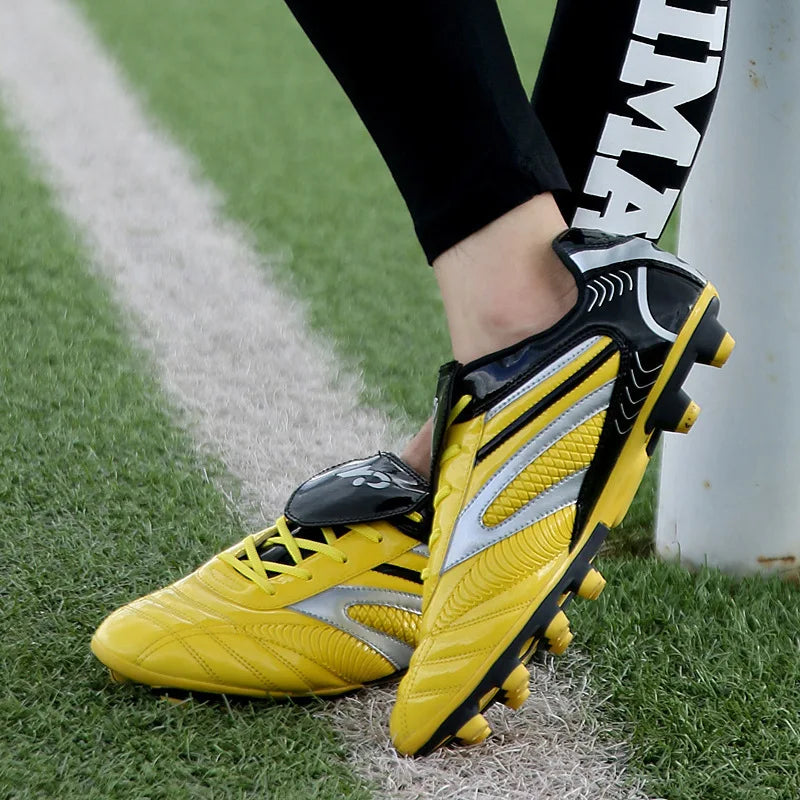 New Children Football Soccer Boots Cleats Futsal Football Boots Size 30-45 Sneakers Boys Girls Athletic Training Shoes