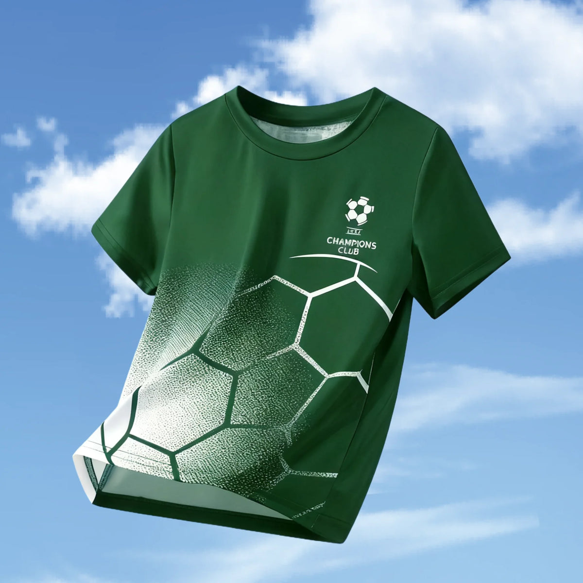 Kids Clothes Football Jersey Short Sleeve T-Shirt Boys Girls Clothes 2-14y Outdoor Quick Drying Soccer Shirt Casual Children Top