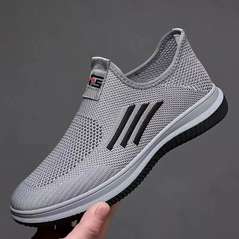 Men's Loafers Mesh Breathable Sneakers Non-Slip Casual Shoes for Men Comfortable Slip-on Walking Shoes Fashion Men Driving Shoes