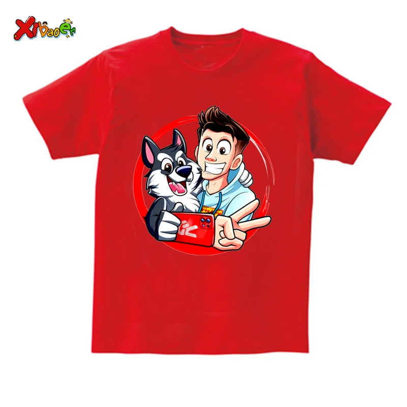Kids Shirt Teen Boys Shirts Youth Toddler Tee T Shirt for Kids Boy 10 Years Children Clothes Outfit Girl T-shirts Child Clothing
