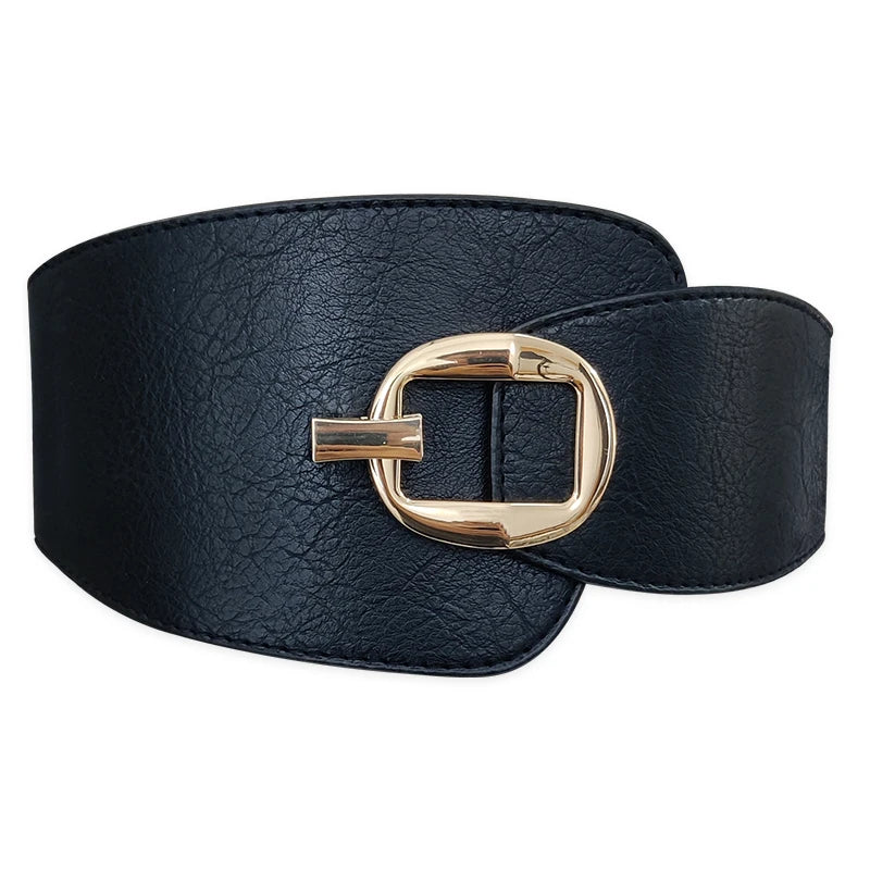 Designer Belts For Women High Quality Plus Size Stretch Cummerbunds Waistband Big Wide Elastic Corset Belt For Coat Dress