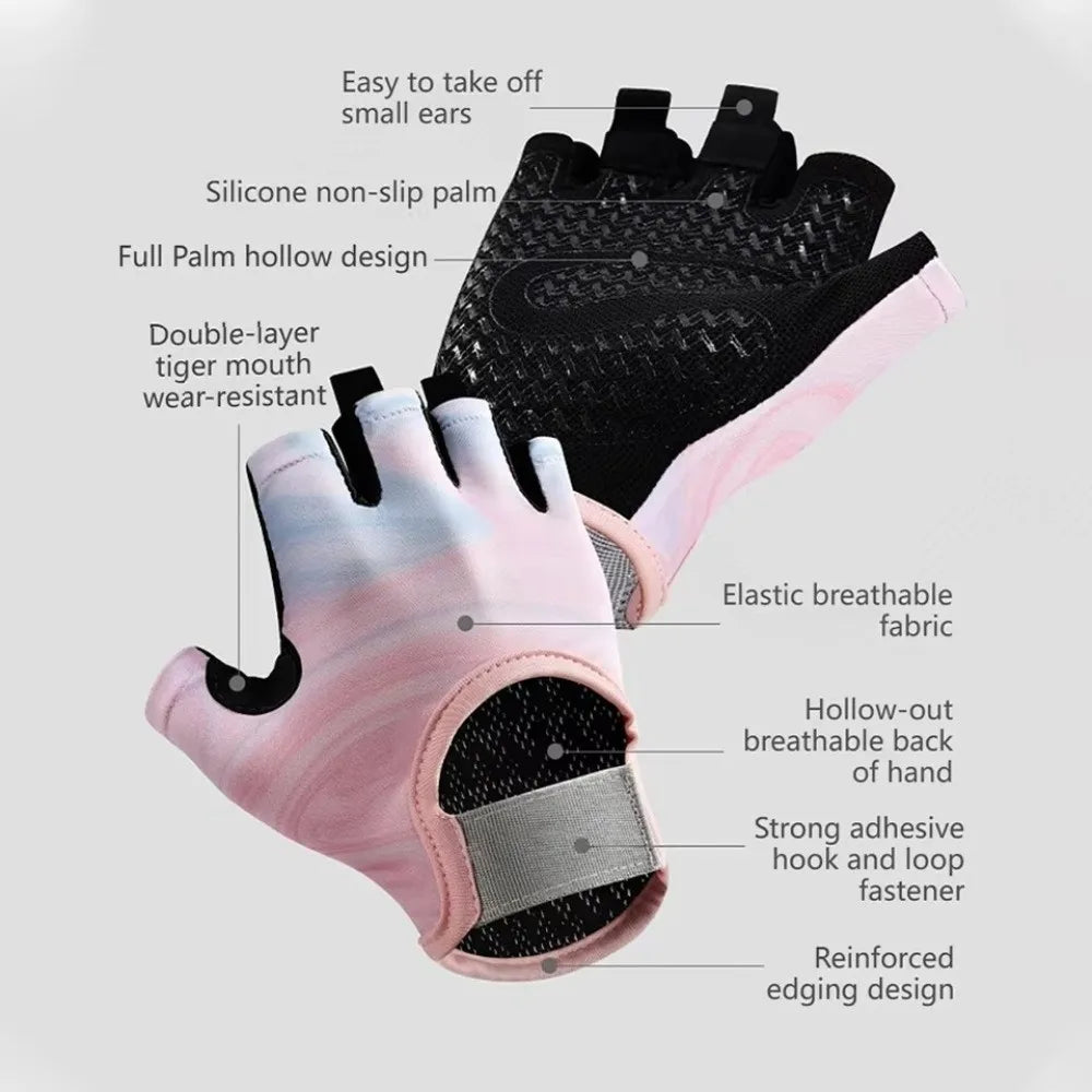 Workout Equipment Wear-resistant Sports Gloves Thickened Non-slip Cycling Gloves Training Exercise Fitness Gloves Men Women
