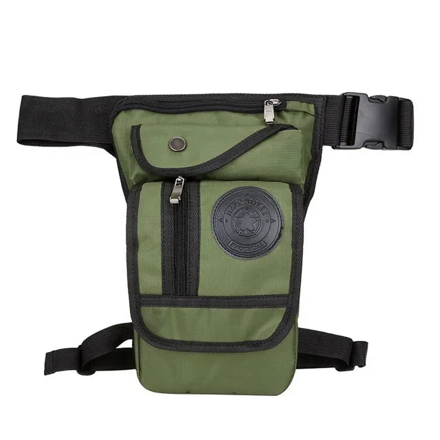 Men's Canvas Drop Leg Bag Motorcycle Multi-purpose Messenger Shoulder Bags High Quality Belt Hip Bum Waist Fanny Pack