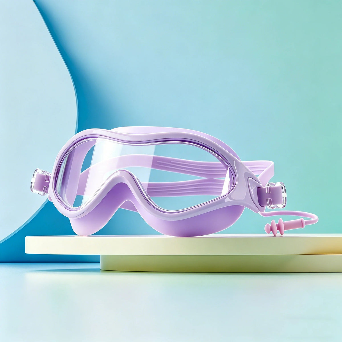 Children Swimming Glasses Boys and Girls Big Frame Anti-Fog Kids Pool Mask Water Swim Eyewear Silicone Diving Goggles