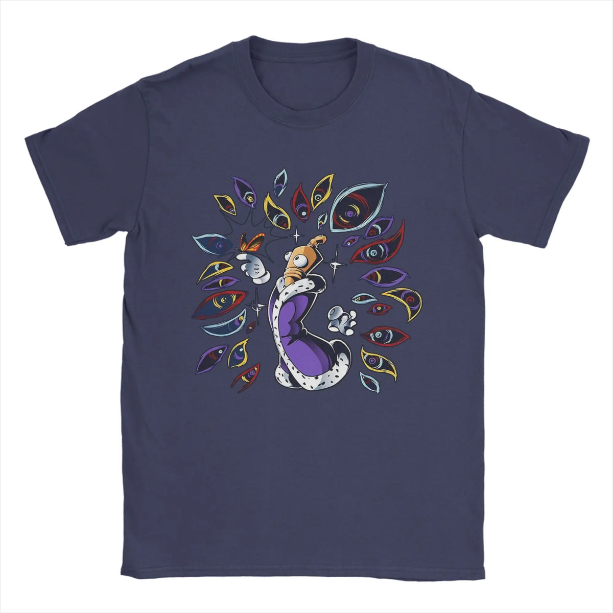 Men T-Shirts Kinger Cartoon Digitals Circus Funny Pure Cotton Tees Short Sleeve T Shirts O Neck Clothing Summer