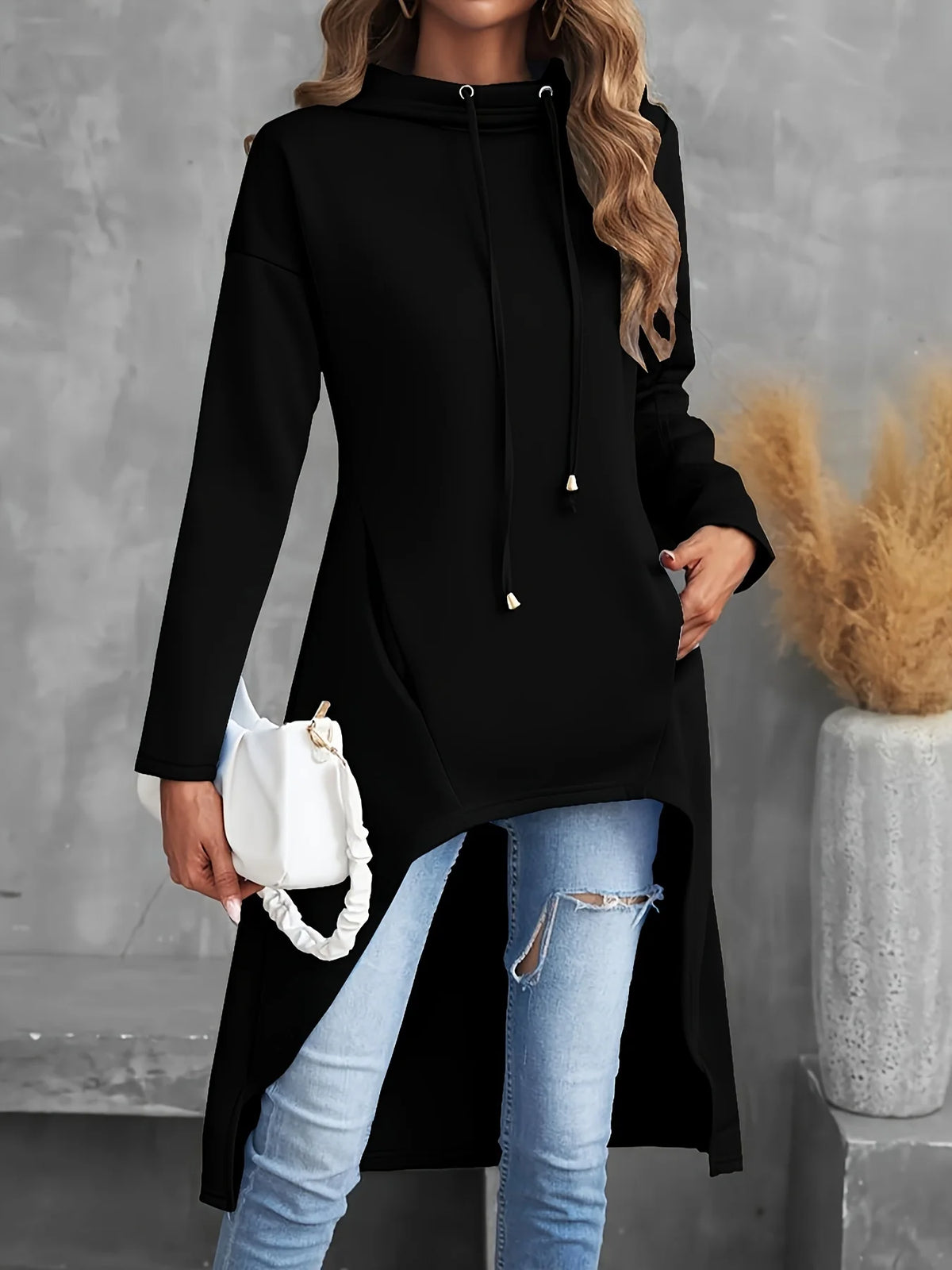 Autumn Winter Pocket Long Sleeve Hoodie David