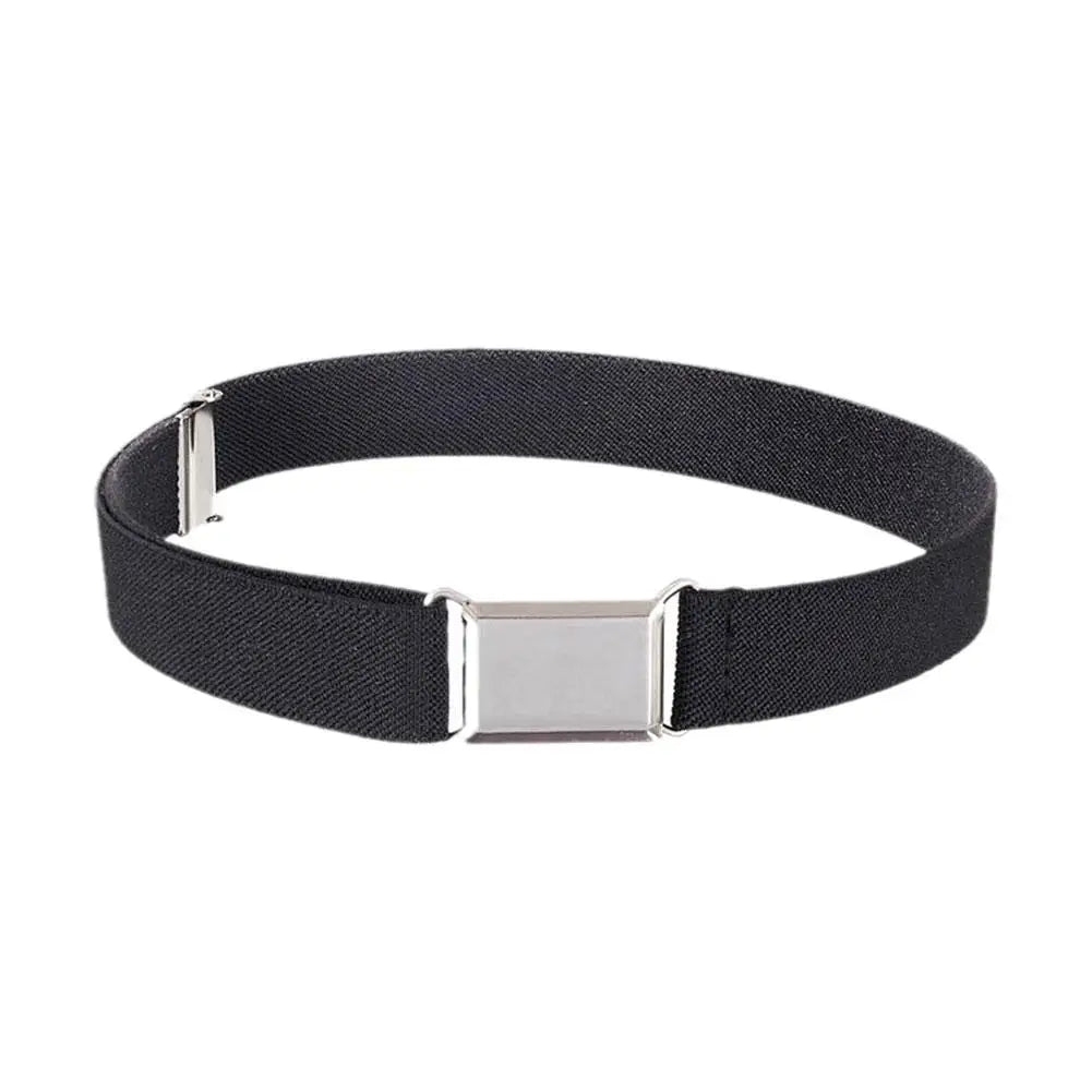 Adjustable Belt With For Kids Children Stretch Elastic Canvas Waistband Boys Girls Easy Buckles Pants Trousers Strap Belt